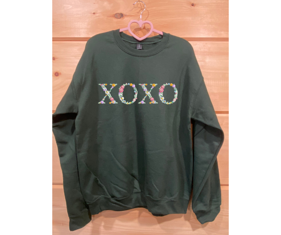 Floral XOXO Sweatshirt