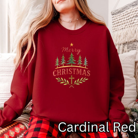 Merry CHRISTmas printed Crew neck