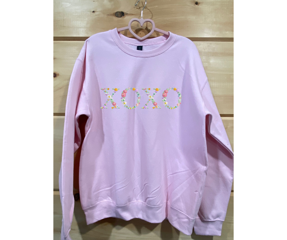 Floral XOXO Sweatshirt