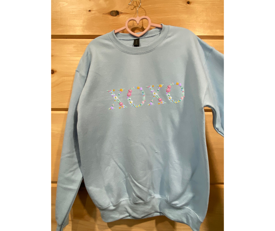 Floral XOXO Sweatshirt